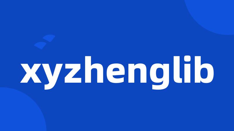 xyzhenglib