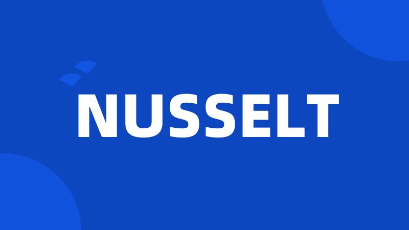 NUSSELT