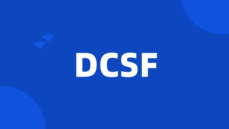 DCSF