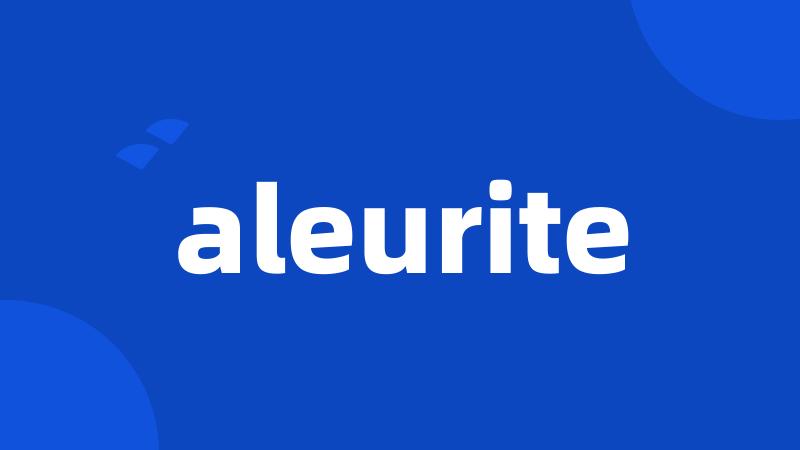 aleurite