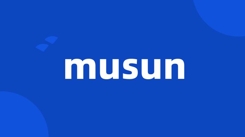 musun