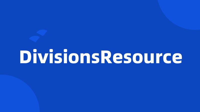 DivisionsResource