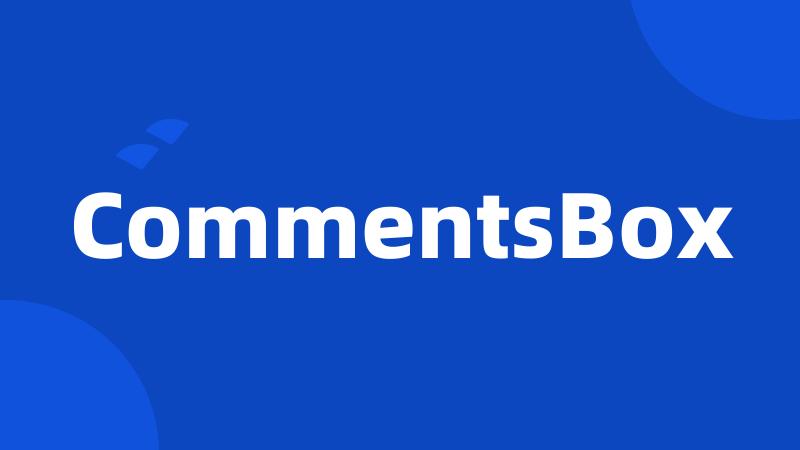 CommentsBox