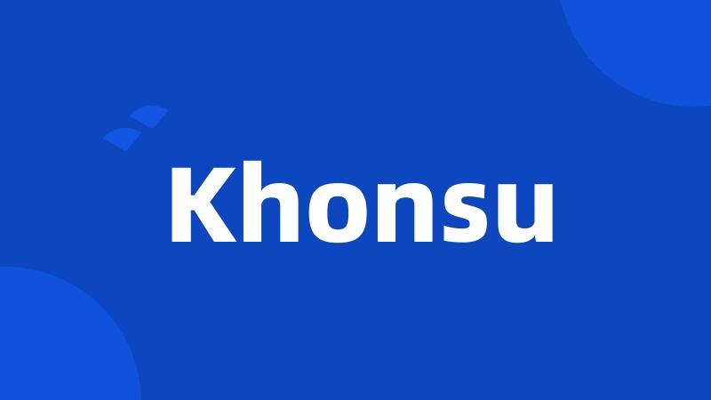 Khonsu