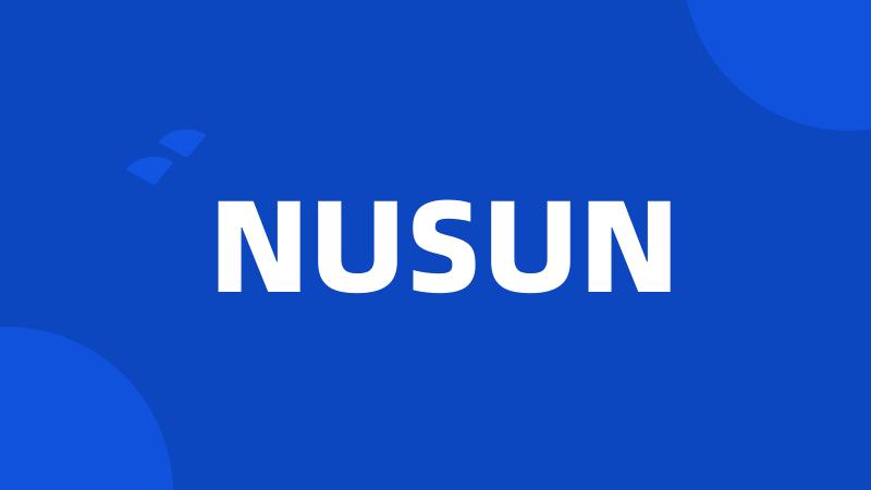 NUSUN