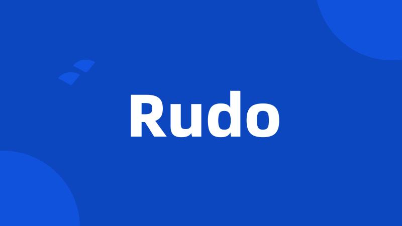 Rudo