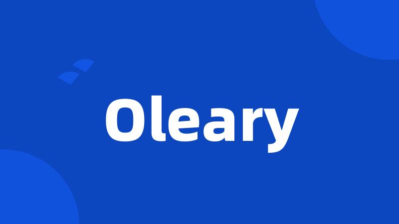 Oleary