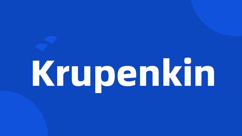 Krupenkin