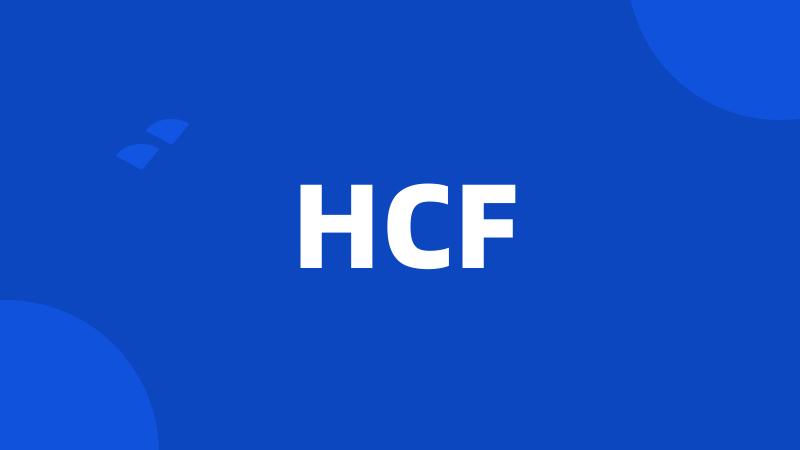 HCF