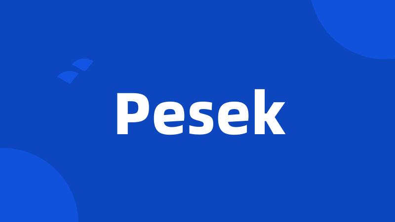 Pesek