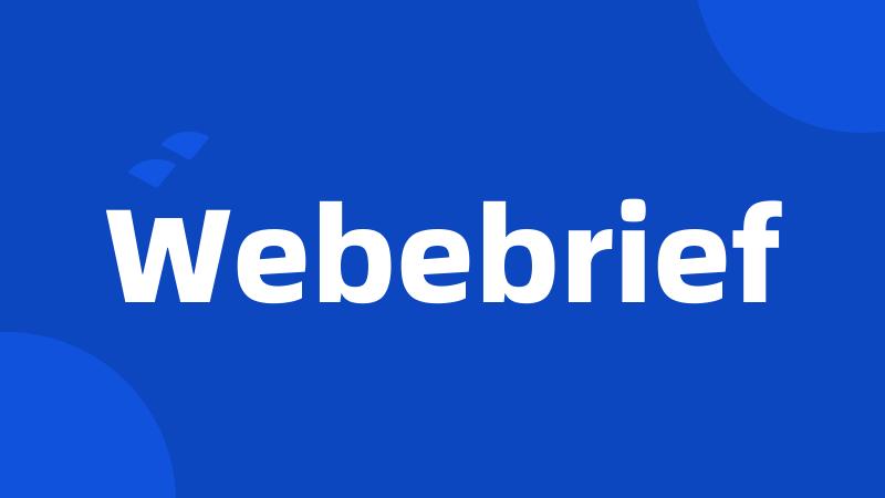 Webebrief