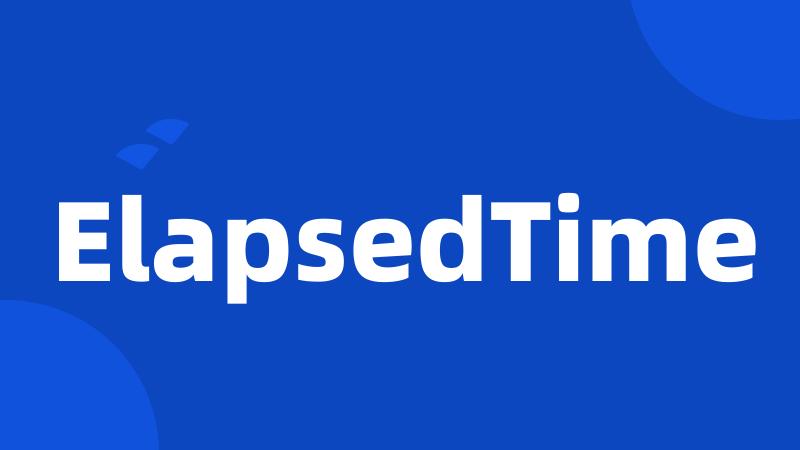 ElapsedTime