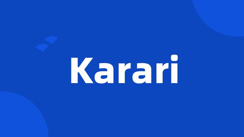 Karari