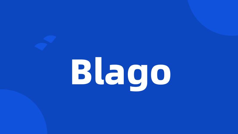 Blago