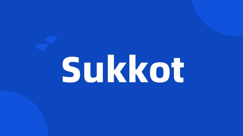 Sukkot