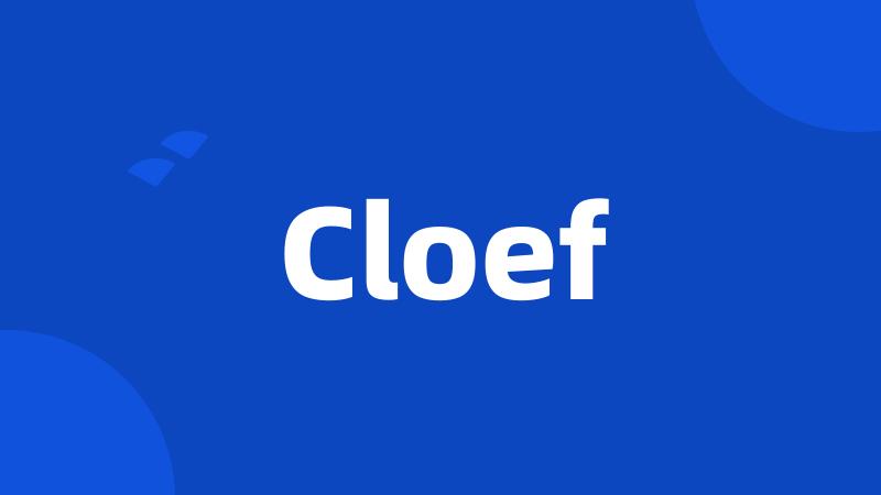 Cloef