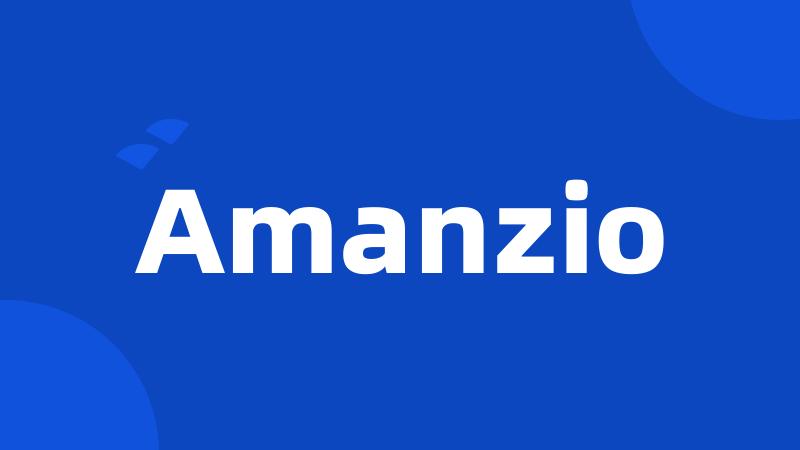 Amanzio