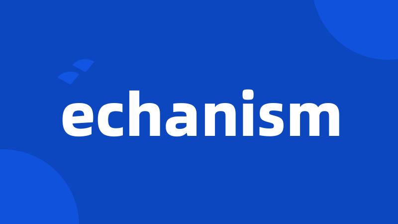 echanism