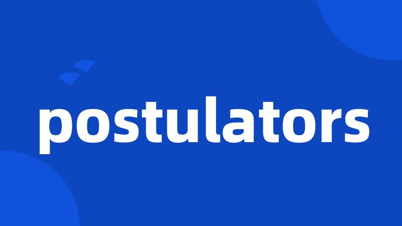 postulators