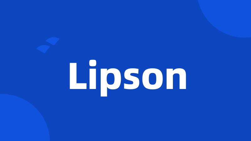 Lipson