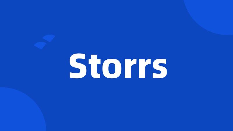 Storrs