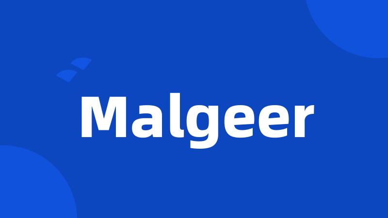 Malgeer