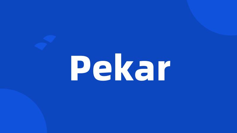 Pekar