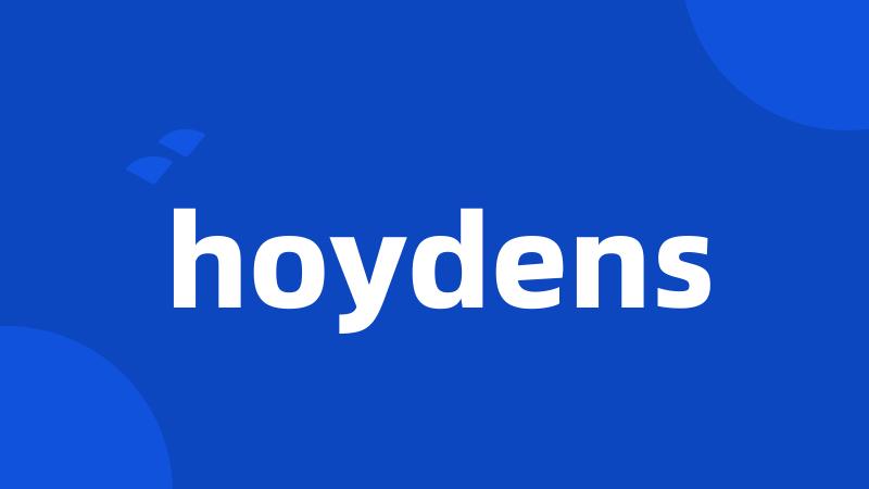 hoydens