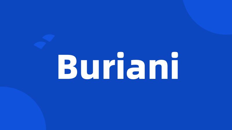 Buriani