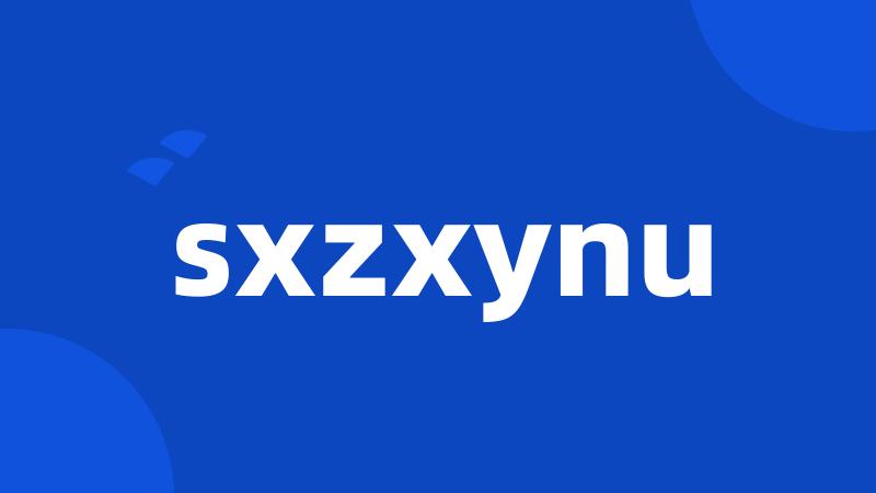 sxzxynu