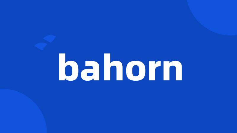 bahorn