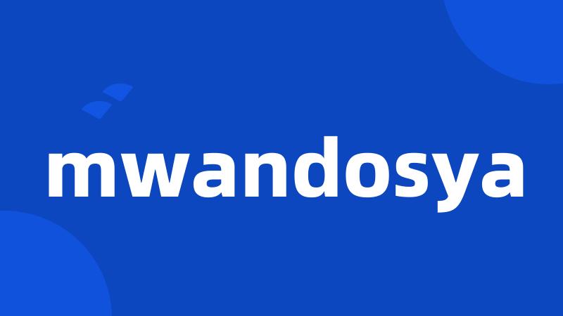 mwandosya