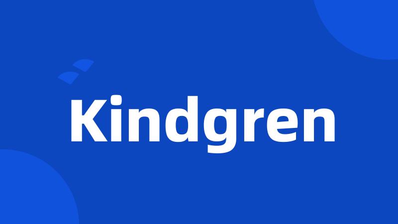 Kindgren