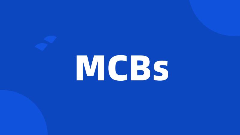 MCBs