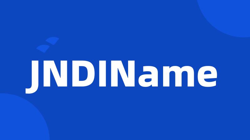 JNDIName