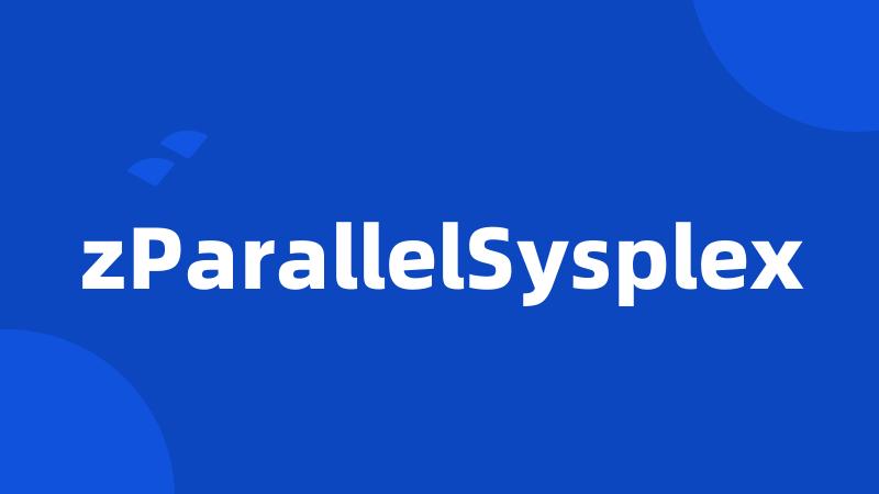 zParallelSysplex