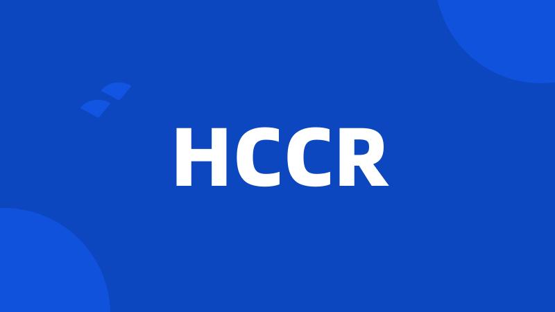 HCCR