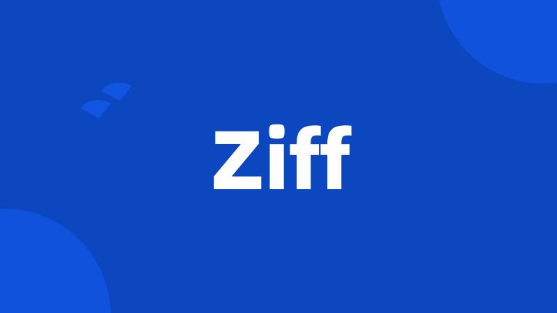 Ziff