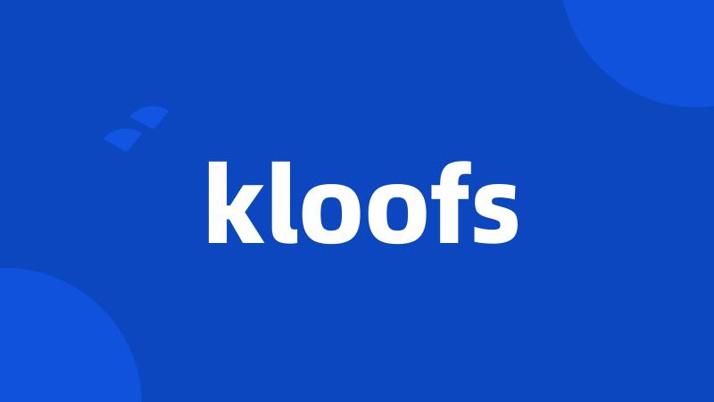 kloofs