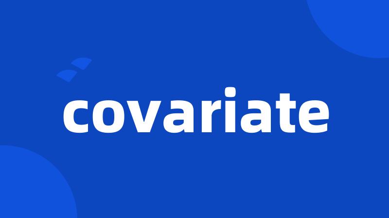 covariate