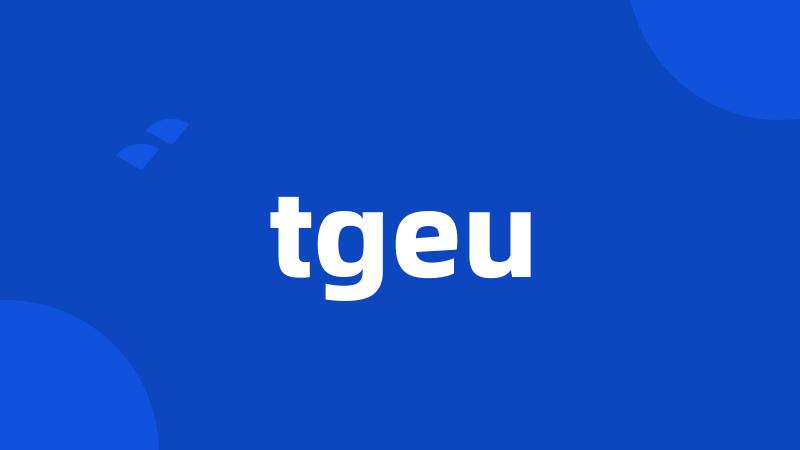 tgeu