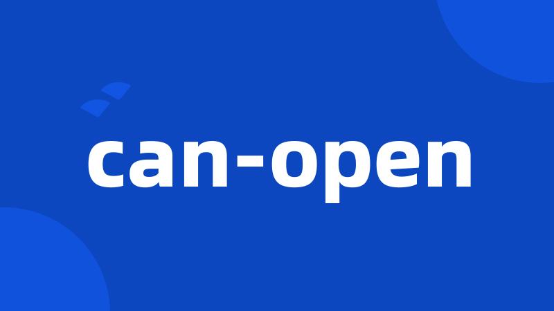 can-open