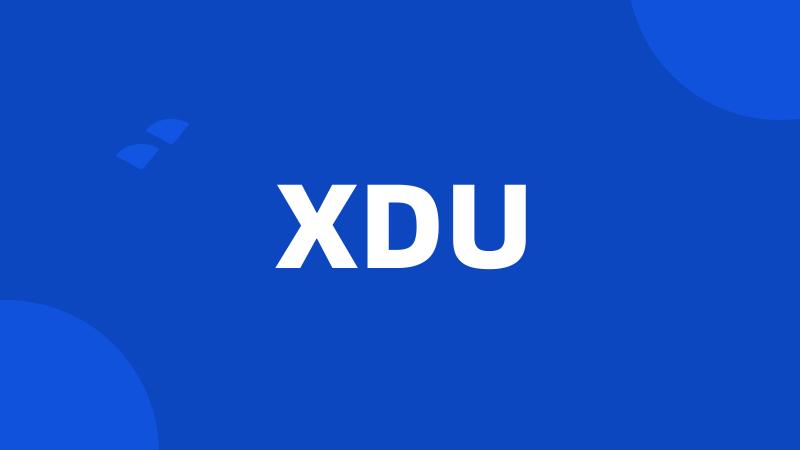 XDU