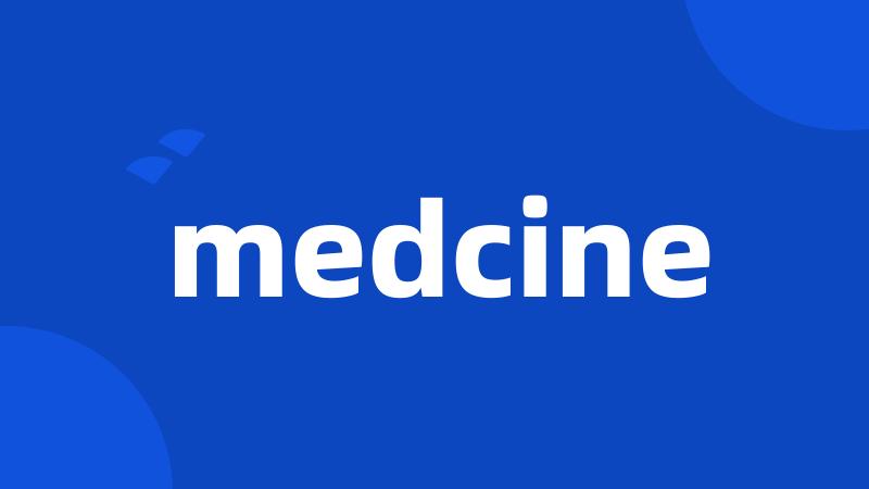 medcine