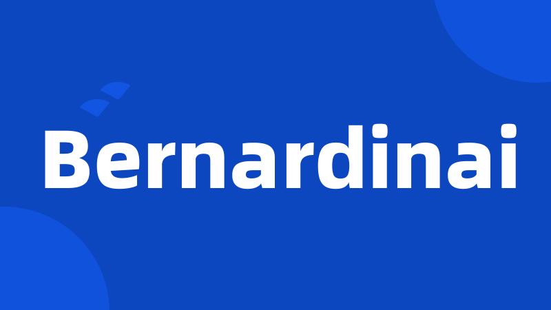 Bernardinai