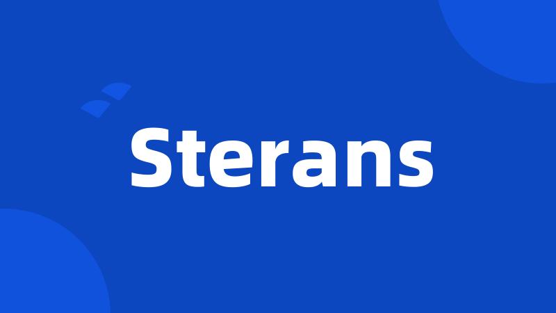 Sterans