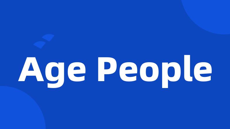 Age People