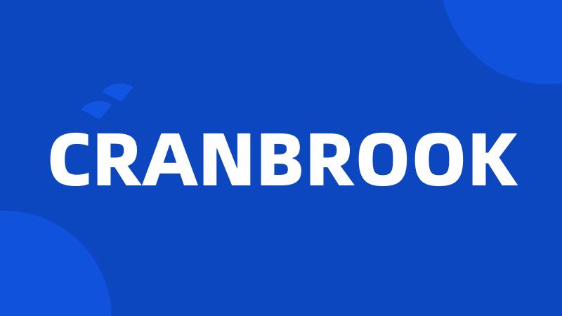 CRANBROOK