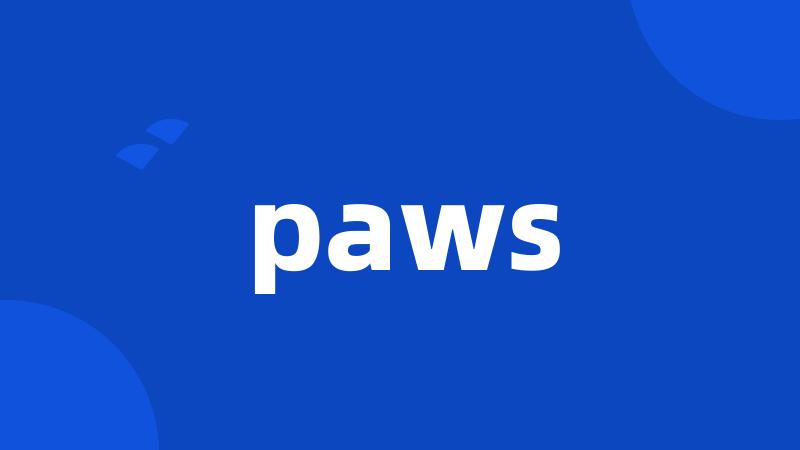 paws