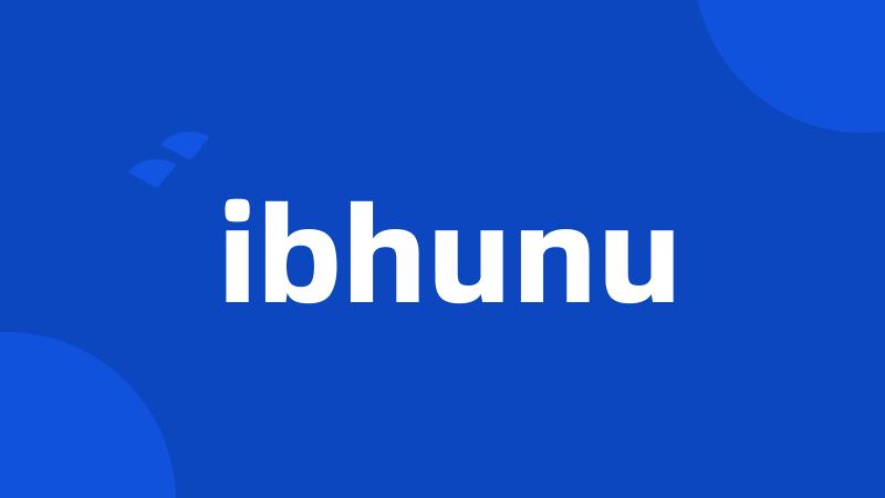 ibhunu